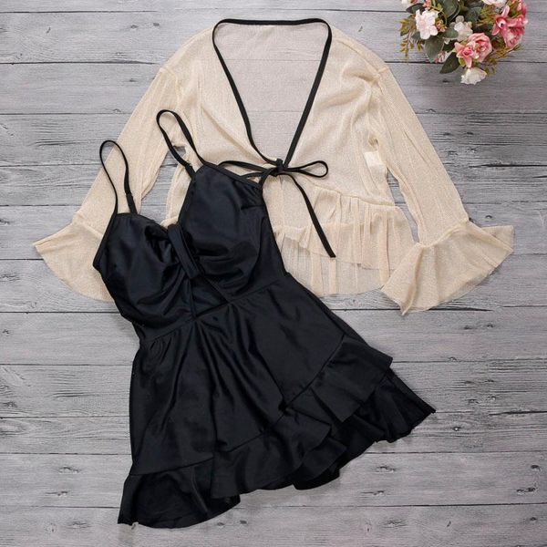 one-piece suits 2021 women solid one piece swimwear ruffle swim beach dress with cover-up summer bathing suit swimming wear swimsuit
one-piece suits 2021 women solid one piece swimwear ruffle swim beach dress with cover-up summer bathing suit swimming wear swimsuit