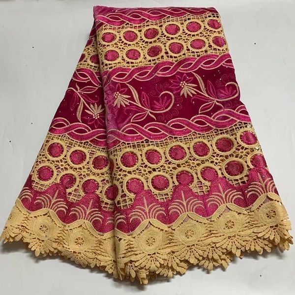 ribbon latest african velvet fabric guipure cord lace wedding 5yards nigerian for dress zq-a280, Pink;blue
ribbon latest african velvet fabric guipure cord lace wedding 5yards nigerian for dress zq-a280, Pink;blue