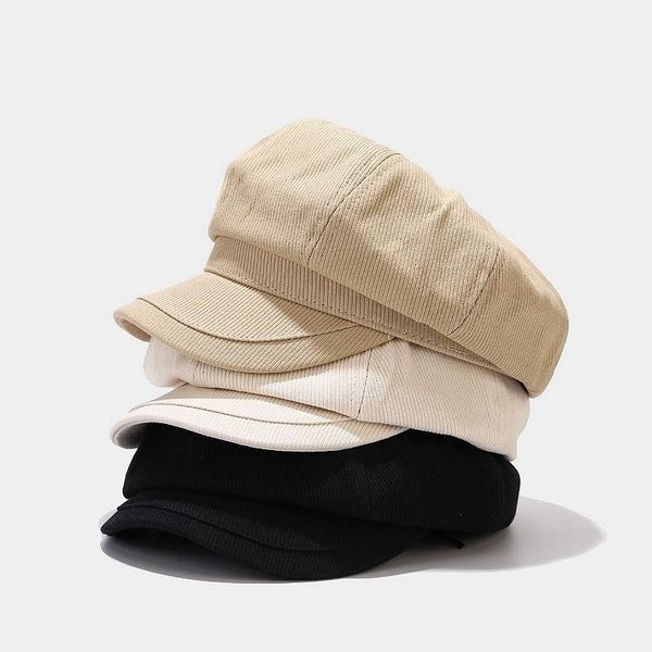 stingy brim hats 2021 autumn winter women's octagonal british style female beret caps fashion berets cap for ladies, Blue;gray
stingy brim hats 2021 autumn winter women's octagonal british style female beret caps fashion berets cap for ladies, Blue;gray