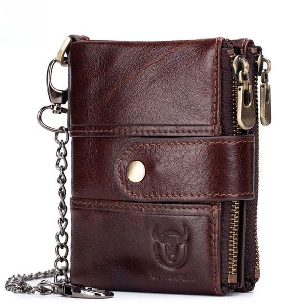 wallets genuine leather men's chains small coin purse retro zipper cute wallet cowhide card holder pocket for men, Red;black
wallets genuine leather men's chains small coin purse retro zipper cute wallet cowhide card holder pocket for men, Red;black