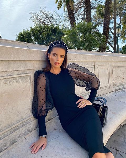 dress fashion lace sheer puff sleeve slim elegant office lady formal split rayon bandage party club dress, Black;gray
dress fashion lace sheer puff sleeve slim elegant office lady formal split rayon bandage party club dress, Black;gray