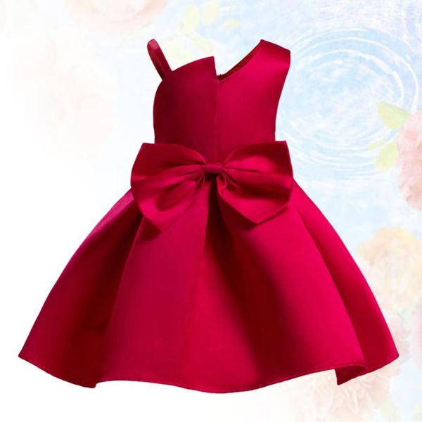 girl's dresses elegant dress sleeveless with bowknot gown party costumes for kids girls (red, 100cm), Red;yellow
girl's dresses elegant dress sleeveless with bowknot gown party costumes for kids girls (red, 100cm), Red;yellow