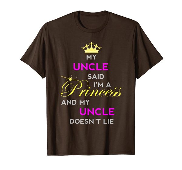 princess gift for girls tiara birthday niece gift from uncle t-shirt, White;black 
princess gift for girls tiara birthday niece gift from uncle t-shirt, White;black