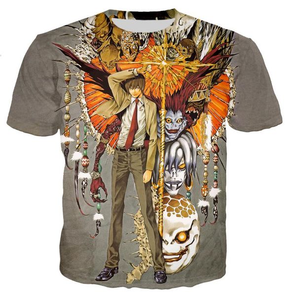 men's t-shirts anime death note t shirts men/women 3d printed t-shirt fashion casual harajuku style streetwear, White;black
men's t-shirts anime death note t shirts men/women 3d printed t-shirt fashion casual harajuku style streetwear, White;black