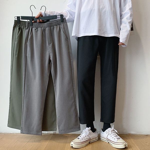 men's pants fashion western-style trousers leisure baggy casual male streetwear grey/green/black suit plus size s-2xl me70
men's pants fashion western-style trousers leisure baggy casual male streetwear grey/green/black suit plus size s-2xl me70
