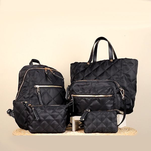handbag 2021 five piece simple commuting large capacity schoolbag black rhombic single shoulder messenger bag for women
handbag 2021 five piece simple commuting large capacity schoolbag black rhombic single shoulder messenger bag for women