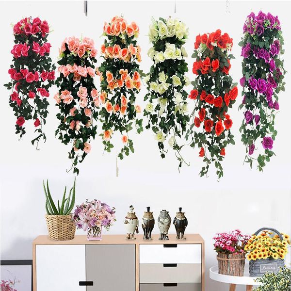 artificial rose vine wall hanging living room balcony party wedding diy romantic collocation false flower decorative flowers & wreaths
artificial rose vine wall hanging living room balcony party wedding diy romantic collocation false flower decorative flowers & wreaths