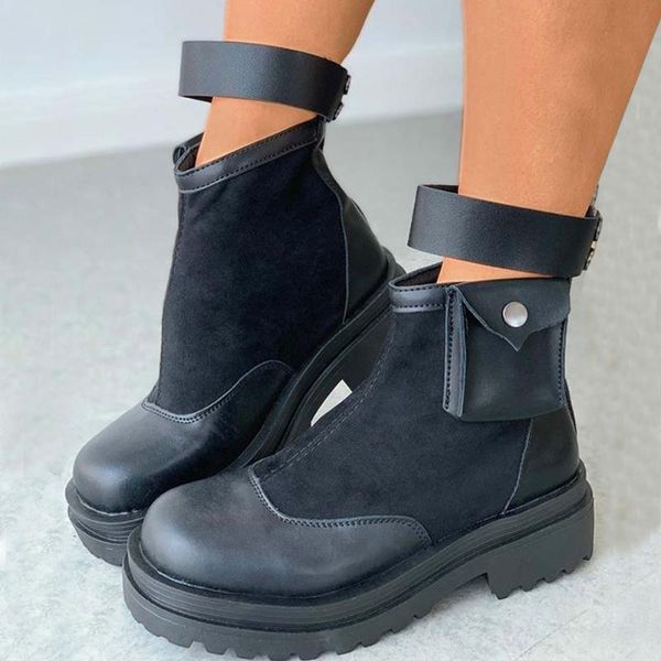 boots high-quality brand design comfortable for walking ankle booties shoes women leisure skidproof sole platform female, Black
boots high-quality brand design comfortable for walking ankle booties shoes women leisure skidproof sole platform female, Black