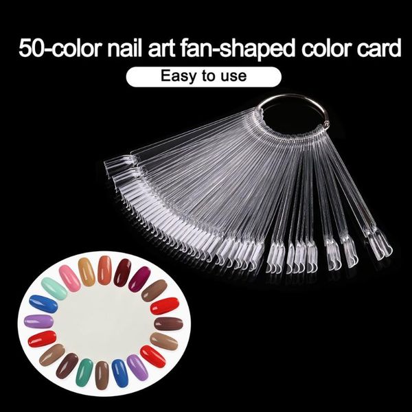 false display nail art fan wheel polish practice tip sticks tips nails makeup tools 50pcs/set kits 
false display nail art fan wheel polish practice tip sticks tips nails makeup tools 50pcs/set kits