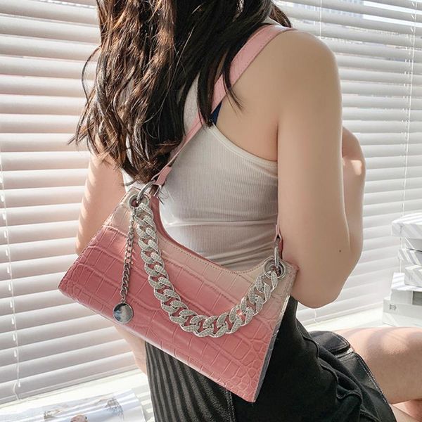 evening bags baguette pattern gradient pu alligator leather shoulder for women 2021 chain design luxury hand bag female travel
evening bags baguette pattern gradient pu alligator leather shoulder for women 2021 chain design luxury hand bag female travel
