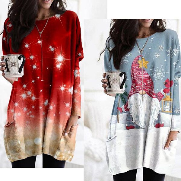 women's t-shirt 2021 christmas snowman snowflake elk cotton blend pullover long ladies casual, White
women's t-shirt 2021 christmas snowman snowflake elk cotton blend pullover long ladies casual, White