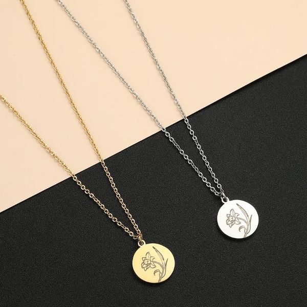 pendant necklaces qiamni creative fashion birth month flower necklace for women birthday year gift bohemian jewelry accessories bijoux, Silver
pendant necklaces qiamni creative fashion birth month flower necklace for women birthday year gift bohemian jewelry accessories bijoux, Silver