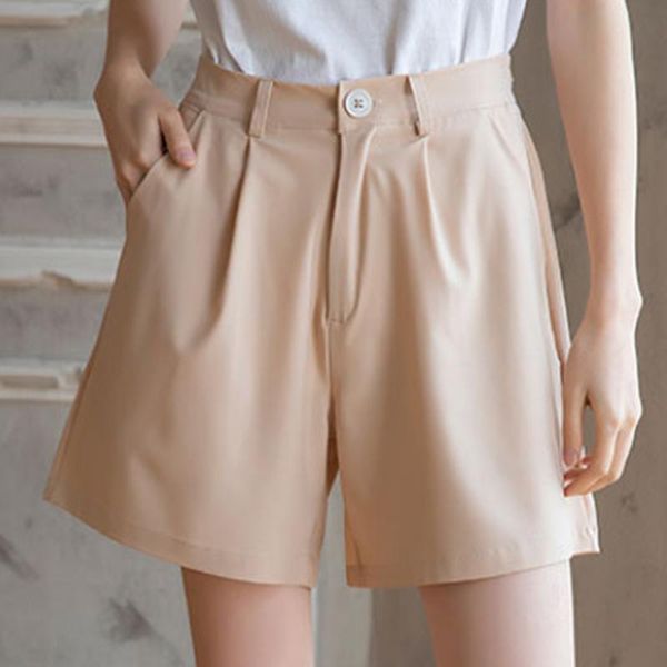 women chiffon wide-leg shorts female high-waisted solid casual pocket short 2021 summer fashion sweet clothes 4xl women's, White;black
women chiffon wide-leg shorts female high-waisted solid casual pocket short 2021 summer fashion sweet clothes 4xl women's, White;black