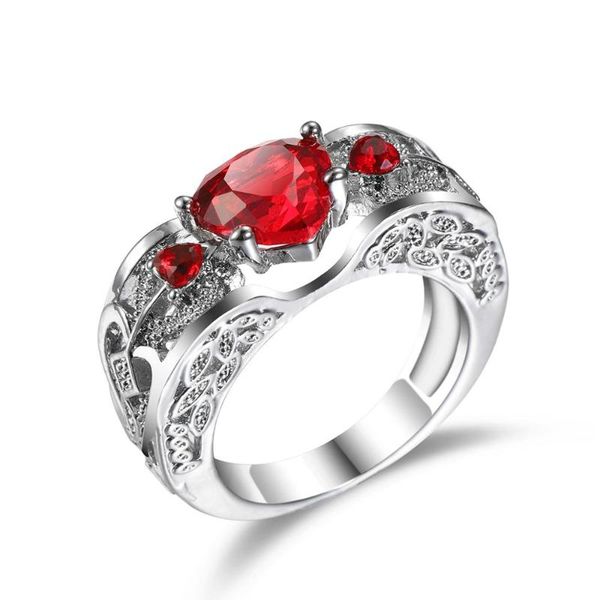 wedding rings cute red stone heart fashion hollow full paving micro mosaic white zircon jewelry for women lover engagement gift, Slivery;golden
wedding rings cute red stone heart fashion hollow full paving micro mosaic white zircon jewelry for women lover engagement gift, Slivery;golden