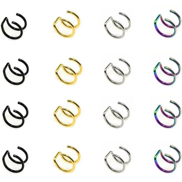 other ear clip piercing 1pcs stainless steel silver black gold colorful color simple flexible fashion women accessories body jew, Slivery;golden
other ear clip piercing 1pcs stainless steel silver black gold colorful color simple flexible fashion women accessories body jew, Slivery;golden