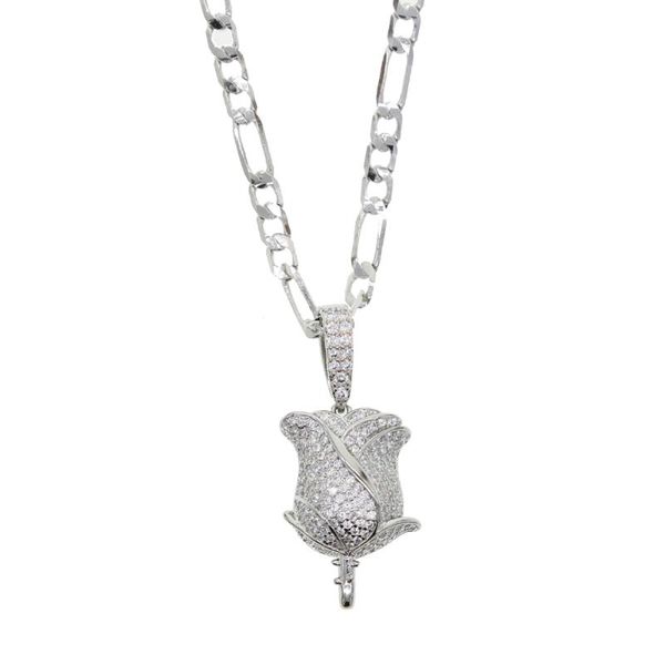arrived luxury rose flower charm pendant necklace with figaro chain women plated silver color gold jewelry chokers, Golden;silver
arrived luxury rose flower charm pendant necklace with figaro chain women plated silver color gold jewelry chokers, Golden;silver
