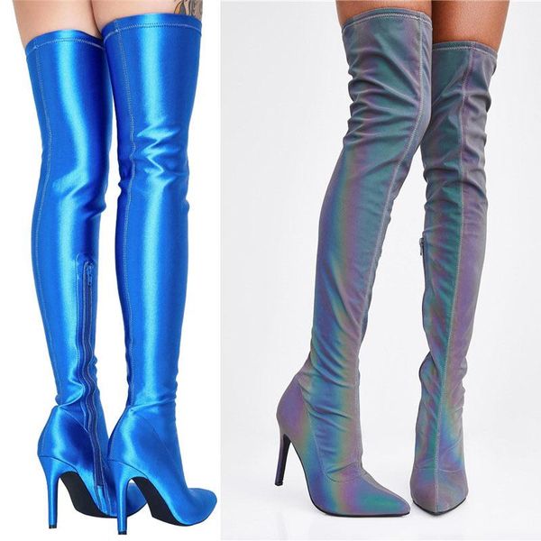 boots colorful contrast pointed shoes, slim over the knee elastic boots, heel, large shoes, Black
boots colorful contrast pointed shoes, slim over the knee elastic boots, heel, large shoes, Black