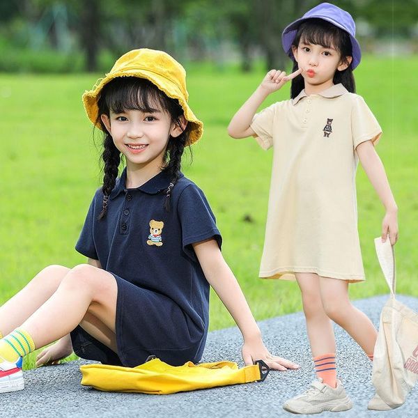 girl's dresses girl summer princess dress baby clothes students shirt short sleeve kids fashion, Red;yellow 
girl's dresses girl summer princess dress baby clothes students shirt short sleeve kids fashion, Red;yellow