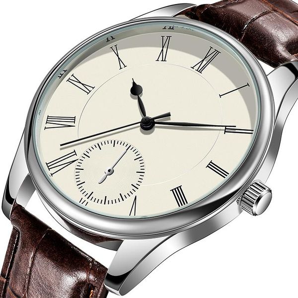 wristwatches classic man watches crocodile leather strap light luxury casual ultra thin quartz women gift for couple, Slivery;brown
wristwatches classic man watches crocodile leather strap light luxury casual ultra thin quartz women gift for couple, Slivery;brown