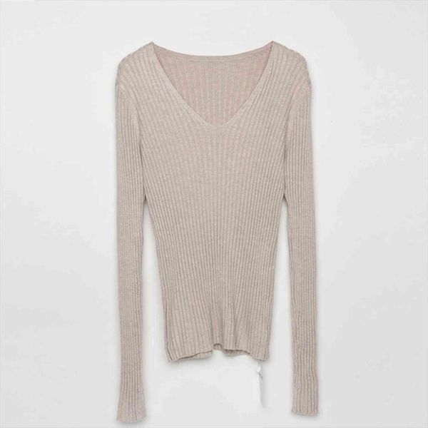 women ribbed v neck pullovers sweater basic cotton knitted slim fit with thumb hole, White;black
women ribbed v neck pullovers sweater basic cotton knitted slim fit with thumb hole, White;black