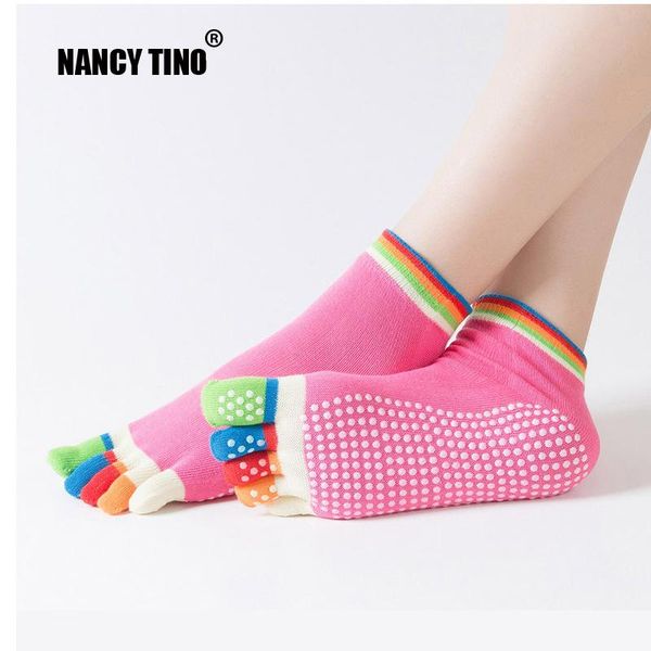 sports socks nancy tino women yoga for pilates fitness breathable message sock five toe non slip sole grip cotton ankle, Black
sports socks nancy tino women yoga for pilates fitness breathable message sock five toe non slip sole grip cotton ankle, Black