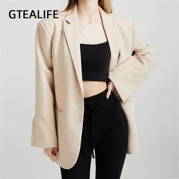 gtealife vintage stylish pockets office ladies blazers coat women 2021 fashion long sleeve outerwear casual chaqueta mujer women's suit, White;black
gtealife vintage stylish pockets office ladies blazers coat women 2021 fashion long sleeve outerwear casual chaqueta mujer women's suit, White;black