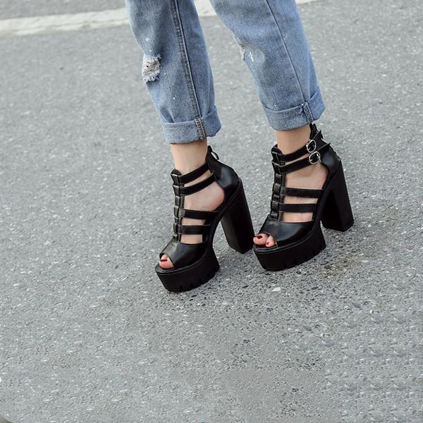 dress shoes ymechic 2021 peep toe narrow band gladiator sandals female punk rock gothic block heel platform woman black white
dress shoes ymechic 2021 peep toe narrow band gladiator sandals female punk rock gothic block heel platform woman black white
