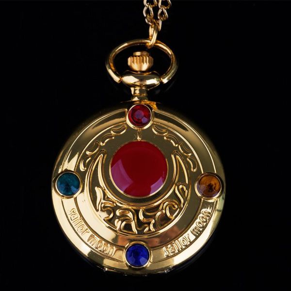 pocket watches magic anime theme design quartz watch black dial with chain children's gift collectibles, Slivery;golden
pocket watches magic anime theme design quartz watch black dial with chain children's gift collectibles, Slivery;golden