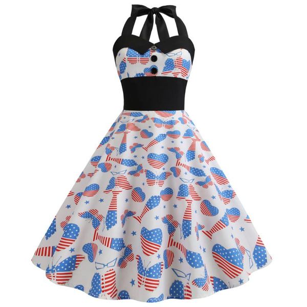 sagace dresses for women 2021 flag heart print evening party prom swing button halter hepburn dress bohemian vintage casual, Black;gray
sagace dresses for women 2021 flag heart print evening party prom swing button halter hepburn dress bohemian vintage casual, Black;gray