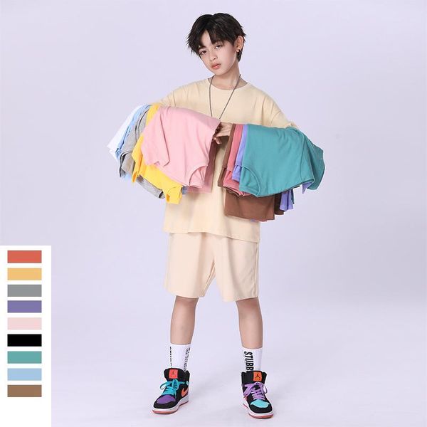 boys girls clothing summer sets 2021kids tracksuit cotton short sleeve t-shirt shorts 2 pcs student teens clothes boy casual set, White
boys girls clothing summer sets 2021kids tracksuit cotton short sleeve t-shirt shorts 2 pcs student teens clothes boy casual set, White