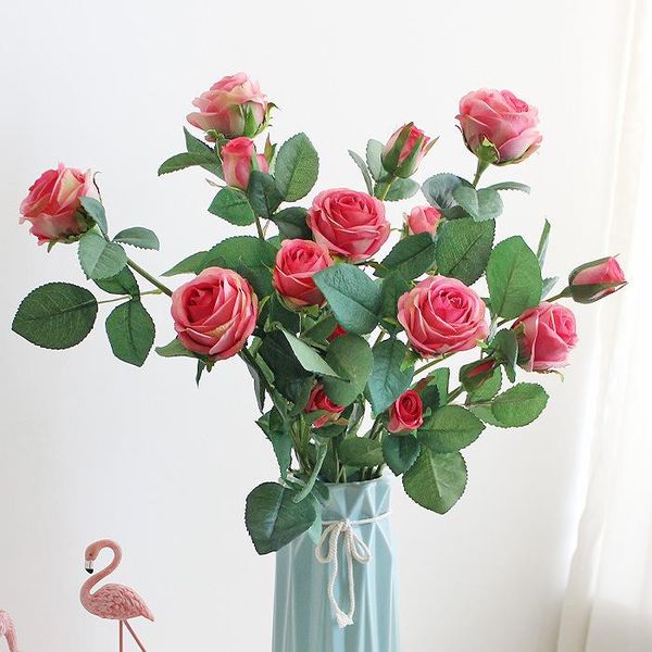 decorative flowers & wreaths 6 heads bouquet small bud roses bract simulation silk rose fake for home decor wedding
decorative flowers & wreaths 6 heads bouquet small bud roses bract simulation silk rose fake for home decor wedding