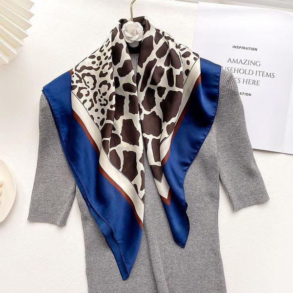scarves silk square scarf for women hair tie band bandana pashmina solid color female foulard muslim hijab stores 70x70cm, Blue;gray
scarves silk square scarf for women hair tie band bandana pashmina solid color female foulard muslim hijab stores 70x70cm, Blue;gray