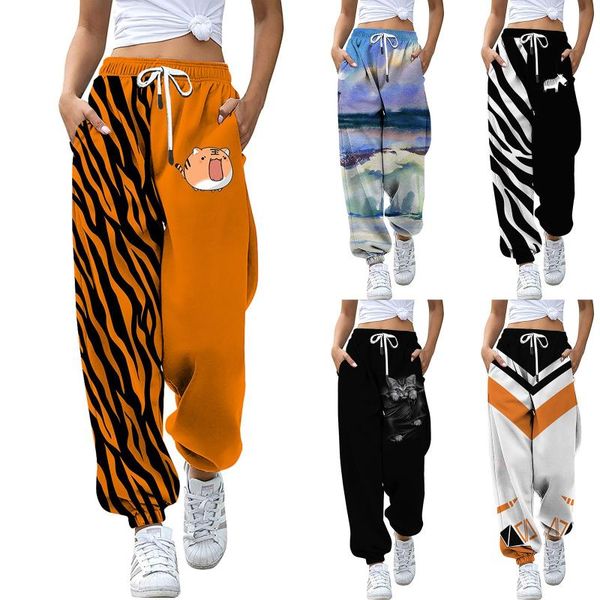 women's pants & capris loose sports women running pocket elastic waist fitness trousers gym sport training trouser ladies jogger, Black;white
women's pants & capris loose sports women running pocket elastic waist fitness trousers gym sport training trouser ladies jogger, Black;white