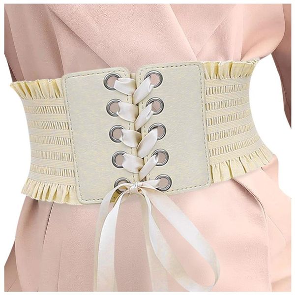 belts women wide belt decor soft satin bowknot wrap around tie waistband lace up eyelet cotton corset cinch waist dress, Black;brown
belts women wide belt decor soft satin bowknot wrap around tie waistband lace up eyelet cotton corset cinch waist dress, Black;brown