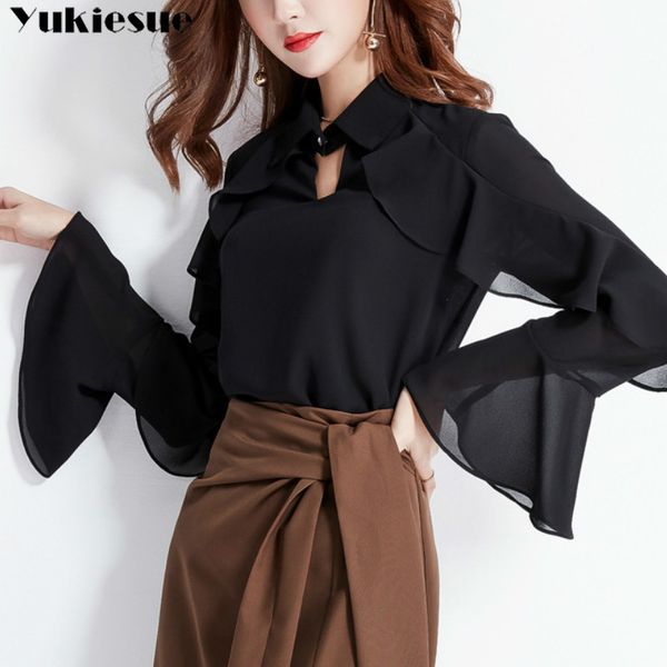 summer elegant ruffles women's shirt blouse for women blusas womens and blouses chiffon shirts woman plus size 210519, White
summer elegant ruffles women's shirt blouse for women blusas womens and blouses chiffon shirts woman plus size 210519, White