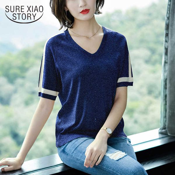 women shirts v-neck sleeve friends tshirt camisetas de mujer womens short knitted camisetas manga corta mujer 4345 50 210528, White
women shirts v-neck sleeve friends tshirt camisetas de mujer womens short knitted camisetas manga corta mujer 4345 50 210528, White