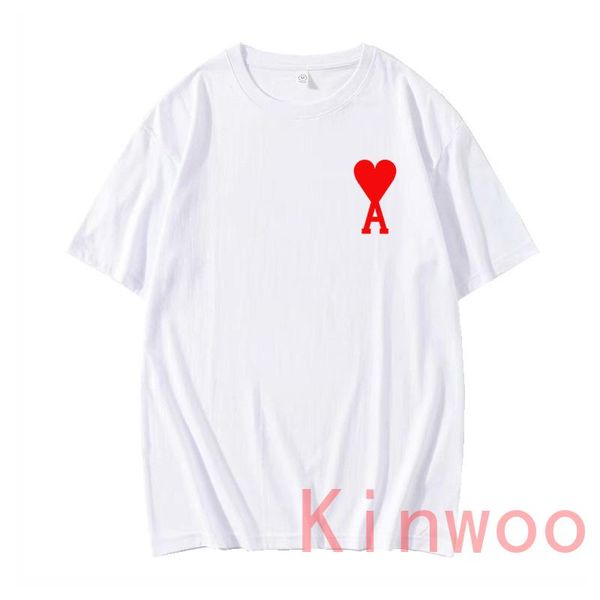 men's t-shirts ami 2021 love a classic embroidered pure color quality cotton round collars short sleeve t-shirt for men and women, White;black
men's t-shirts ami 2021 love a classic embroidered pure color quality cotton round collars short sleeve t-shirt for men and women, White;black