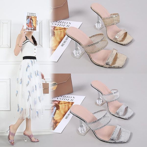 dress shoes size 35-46 woman summer square head serpentine slippers sandals fashion wine glass mules high heels slipper, Black
dress shoes size 35-46 woman summer square head serpentine slippers sandals fashion wine glass mules high heels slipper, Black
