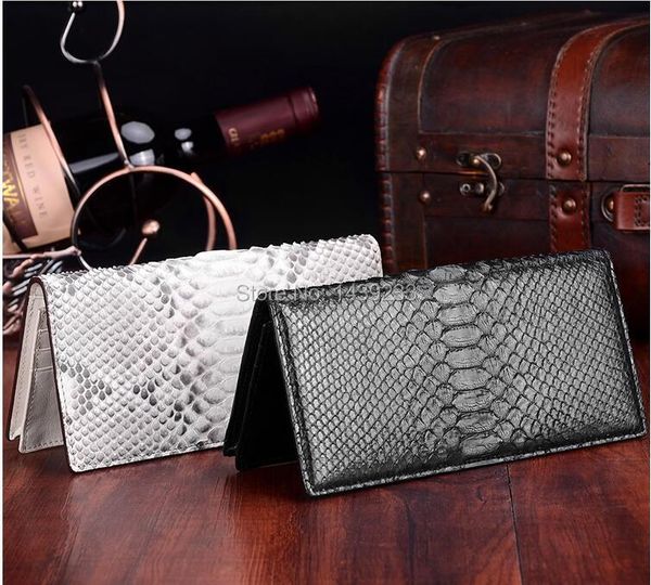 wallets 100% genuine/real python skin leather long size and purse for men bank card holder beige black color cash, Red;black
wallets 100% genuine/real python skin leather long size and purse for men bank card holder beige black color cash, Red;black