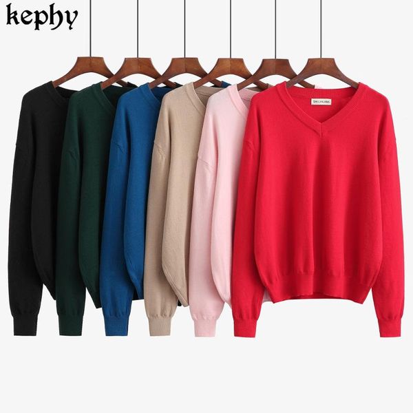 women's sweaters 2021 blue color sweater v-neck loose plus size solid halloween women, White;black
women's sweaters 2021 blue color sweater v-neck loose plus size solid halloween women, White;black
