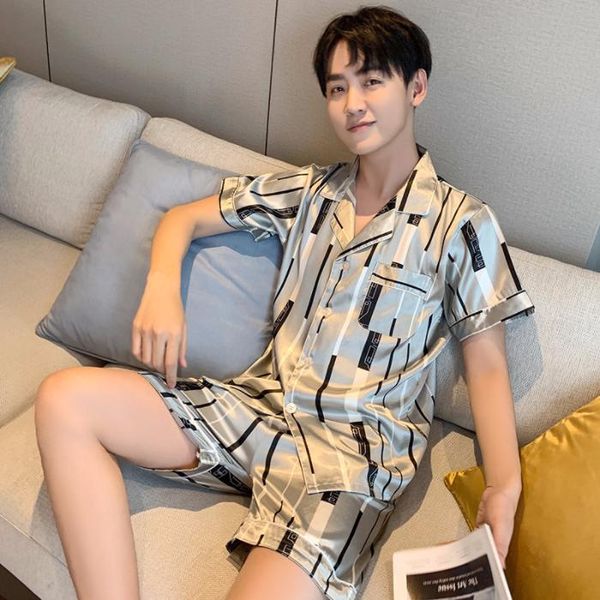 men's sleepwear summer pajamas man underwear pyjamas men silk satin home clothes for male pijama masculino hombre invierno, Black;brown
men's sleepwear summer pajamas man underwear pyjamas men silk satin home clothes for male pijama masculino hombre invierno, Black;brown