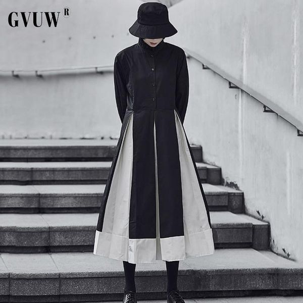 casual dresses gvuw clothes ladies designed black white stitching stand-up collar big swing retro dress dark girls' 2021 autumn kb3129, Black;gray
casual dresses gvuw clothes ladies designed black white stitching stand-up collar big swing retro dress dark girls' 2021 autumn kb3129, Black;gray