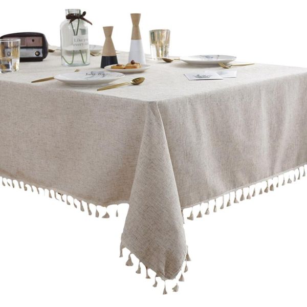 table cloth linen rustic plain color cover rectangle tablecloth for lace dining 
table cloth linen rustic plain color cover rectangle tablecloth for lace dining