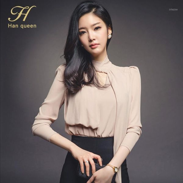 han queen women korean style ladies chiffon shirt long sleeve casual blouse female work wear office chic shirts women's blouses, White
han queen women korean style ladies chiffon shirt long sleeve casual blouse female work wear office chic shirts women's blouses, White