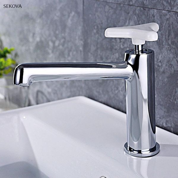 bathroom sink faucets chrome plated/white paint/black paint brass and cold washbasin faucet trigonometric stone handle mixer water tap
bathroom sink faucets chrome plated/white paint/black paint brass and cold washbasin faucet trigonometric stone handle mixer water tap