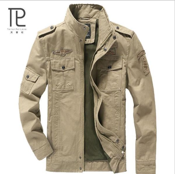 men's jackets tailor pal love autumn jacket men reflective windbreaker bomber stand collar cotton military uniform coat 6xl #5, Black;brown
men's jackets tailor pal love autumn jacket men reflective windbreaker bomber stand collar cotton military uniform coat 6xl #5, Black;brown