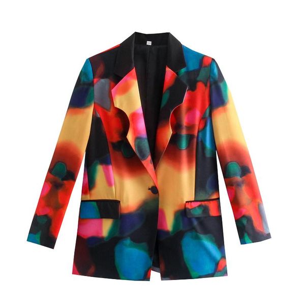 women's suits & blazers the european and american wind autumn dress 2021 printed blazer suit in 1956, White;black
women's suits & blazers the european and american wind autumn dress 2021 printed blazer suit in 1956, White;black