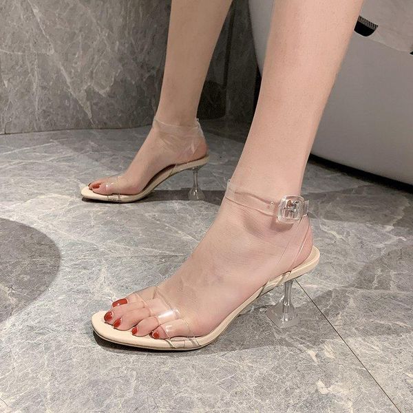 dress shoes whnb 2021 women transparent high-heel buckle strap sandals casual ladies zapatos mujer, Black
dress shoes whnb 2021 women transparent high-heel buckle strap sandals casual ladies zapatos mujer, Black