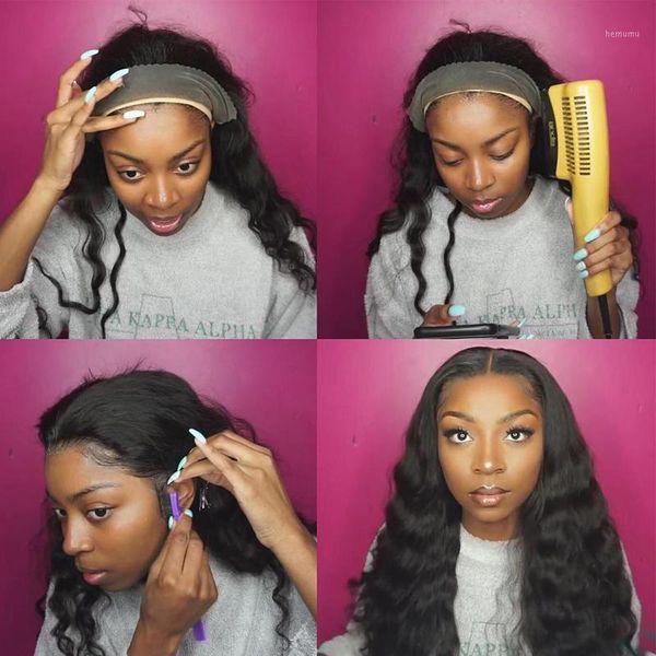 swinging forest 13x4 lace front human hair wigs for black women loose deep wave wig 150% remy wig1, Black;brown
swinging forest 13x4 lace front human hair wigs for black women loose deep wave wig 150% remy wig1, Black;brown