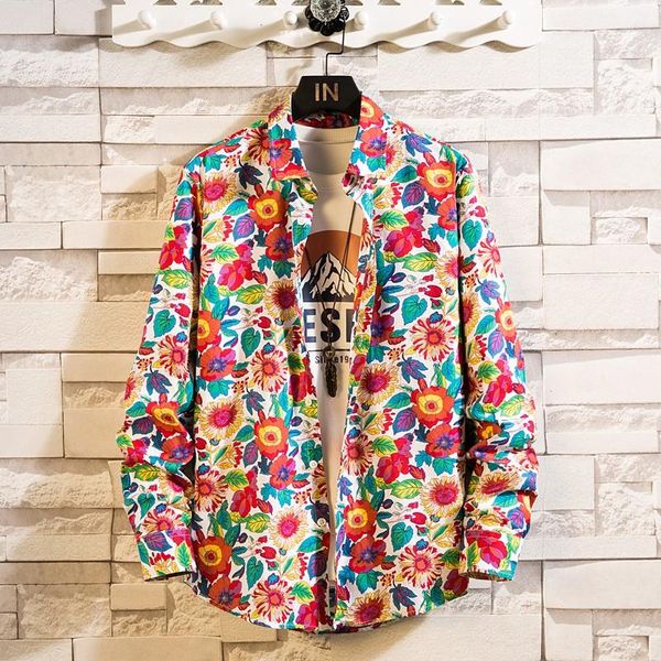 men's casual shirts floral flower print mens slim fit party prom formal for men hawaiian red leaves, White;black
men's casual shirts floral flower print mens slim fit party prom formal for men hawaiian red leaves, White;black